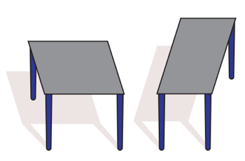 Tabletops illusion
