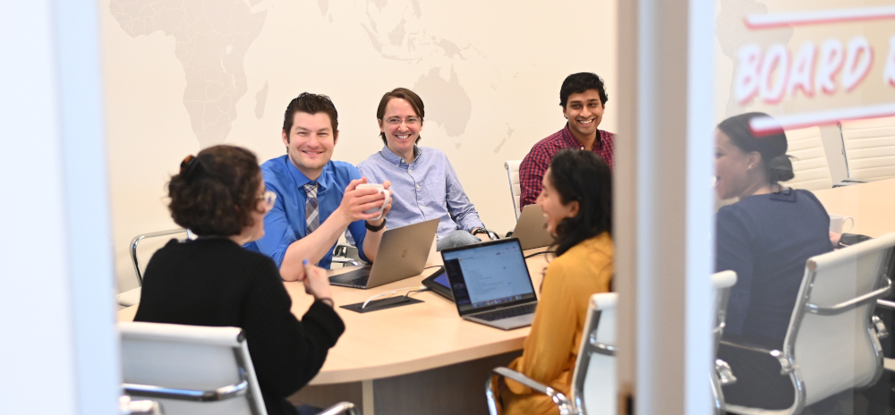 people in an office